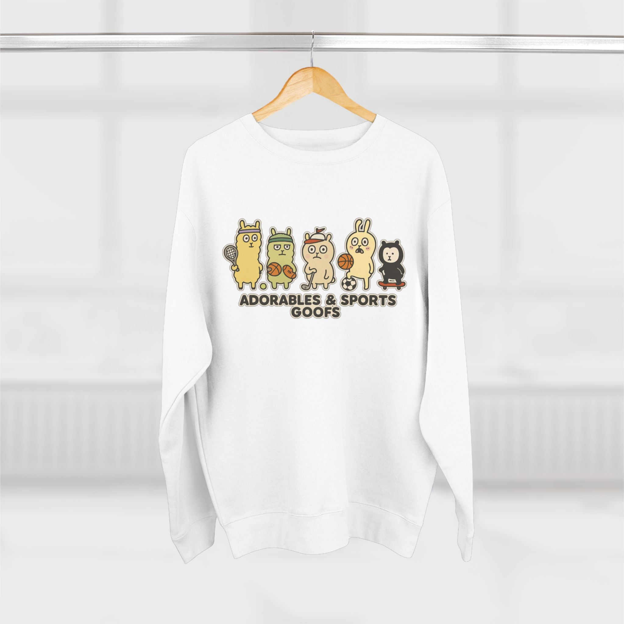 Adorably Fun Unisex Crewneck Sweatshirt - Perfect for Sports Fans, Gifts, and Casual Wear