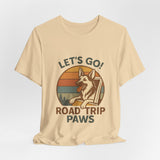Adventure Dog Road Trip Tee, Unisex Graphic Shirt, Pawsome Travel Shirt, Pet Lover Gift, Outdoor Adventure Apparel