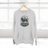 Adventurous Fleece Hoodie for Outdoor Enthusiasts, Cozy Horse and Bison Hoodie, Graphic Hoodie, Gifts for Nature Lovers, Comfortable Apparel