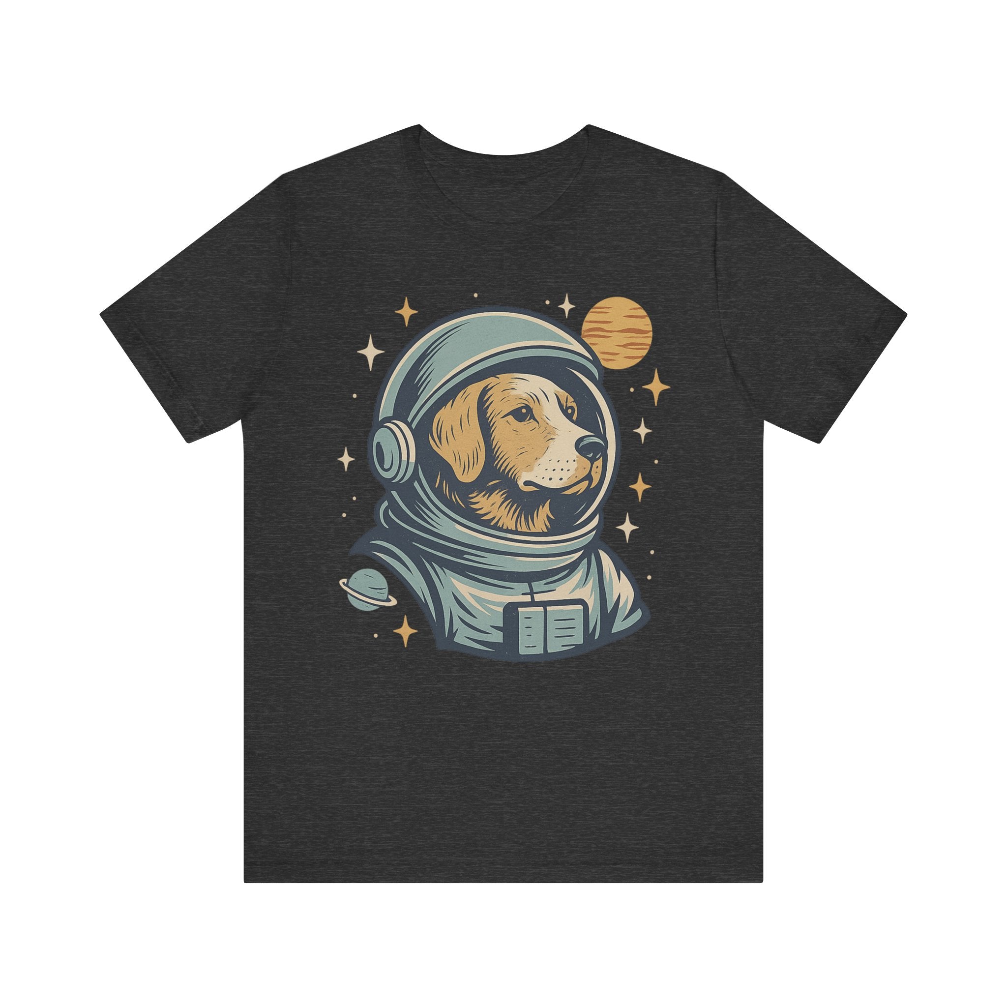 Astronaut Dog Unisex Tee | Cute Pet Lover Shirt, Dog Lover Gift, Space Themed Tee, Fun Casual Wear, Everyday Style