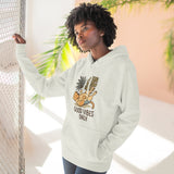 Good Vibes Only Fleece Hoodie, Cozy Sweatshirt, Relaxed Apparel, Gift for Friends, Casual Wear, Summer Vibes, Chill Hoodie