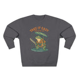 Ukiyo-e Anime Frog Sweatshirt - Unisex Cozy Crewneck, Fall Fashion, Halloween Gift, Nature Lover Apparel, Casual Style