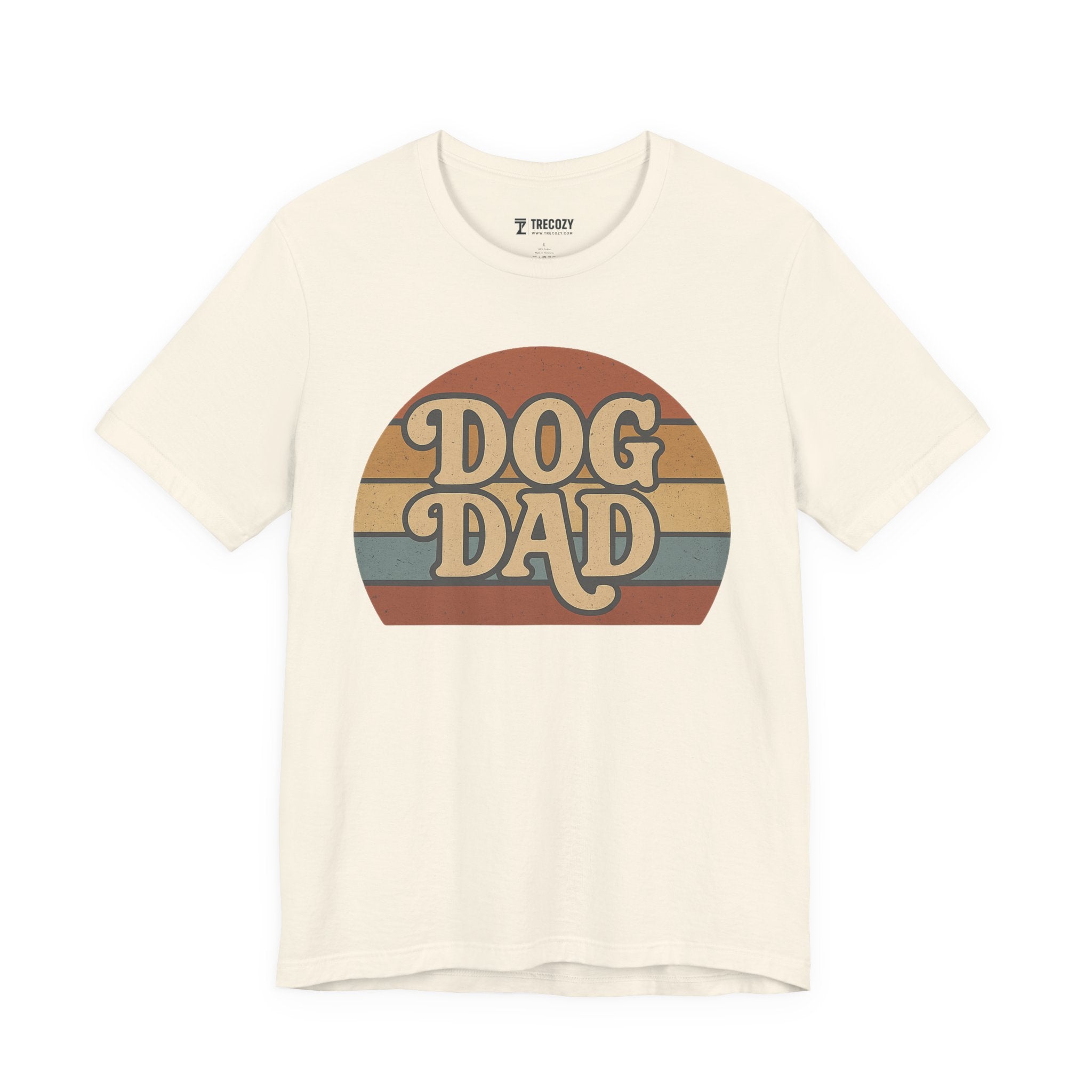 Dog Dad Retro Tee | Unisex Short Sleeve T-Shirt, Gift for Dog Lovers, Pet Dad Shirt, Casual Wear, Birthday Gift