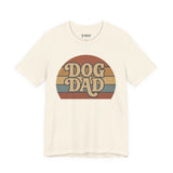 Dog Dad Retro Tee | Unisex Short Sleeve T-Shirt, Gift for Dog Lovers, Pet Dad Shirt, Casual Wear, Birthday Gift