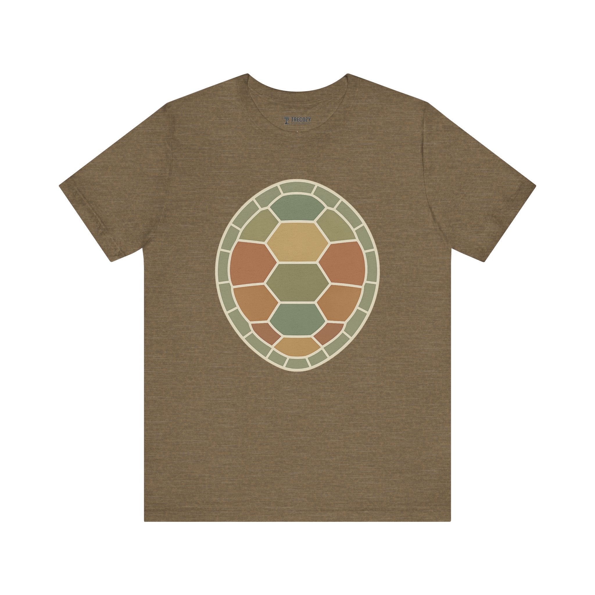 Geometric Turtle Shell Tee, Cozy Shirt, Gift for Pet Owners, Trending Cute Animal Top, Cute Reptile  Tshirt
