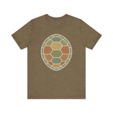 Geometric Turtle Shell Tee, Cozy Shirt, Gift for Pet Owners, Trending Cute Animal Top, Cute Reptile  Tshirt