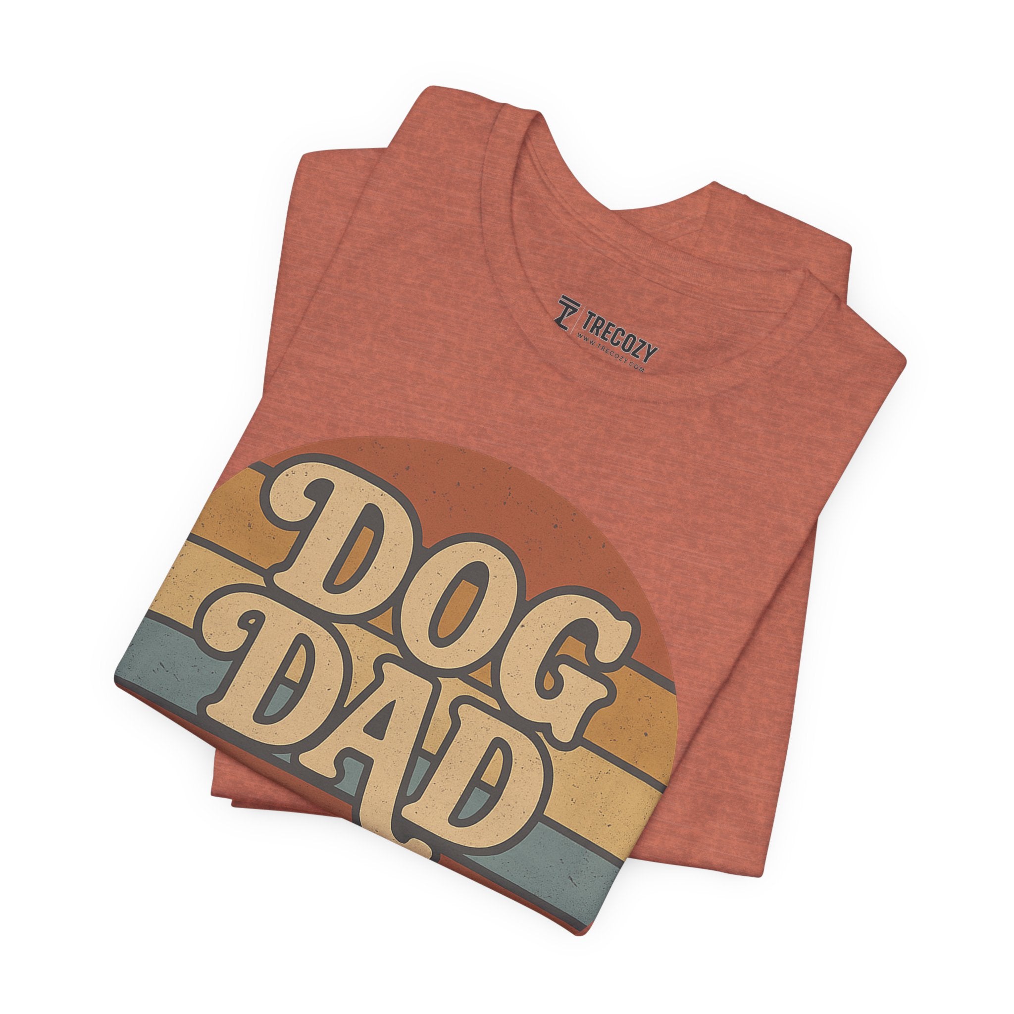 Dog Dad Retro Tee | Unisex Short Sleeve T-Shirt, Gift for Dog Lovers, Pet Dad Shirt, Casual Wear, Birthday Gift