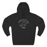 Herpetology Club Fleece Hoodie - Unleash Happiness, Pet Parent Gift, Cozy Sweatshirt, Reptile Lover Wardrobe, Comfortable Hooded Sweatshirt
