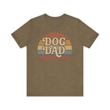 Dog Dad Retro Tee | Unisex Short Sleeve T-Shirt, Gift for Dog Lovers, Pet Dad Shirt, Casual Wear, Birthday Gift