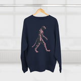 Pink Leopard Crewneck Sweatshirt, Cozy Sweatshirt, Nature Lover Gift, Animal Sweatshirt, Casual Wear, Unisex Fashion