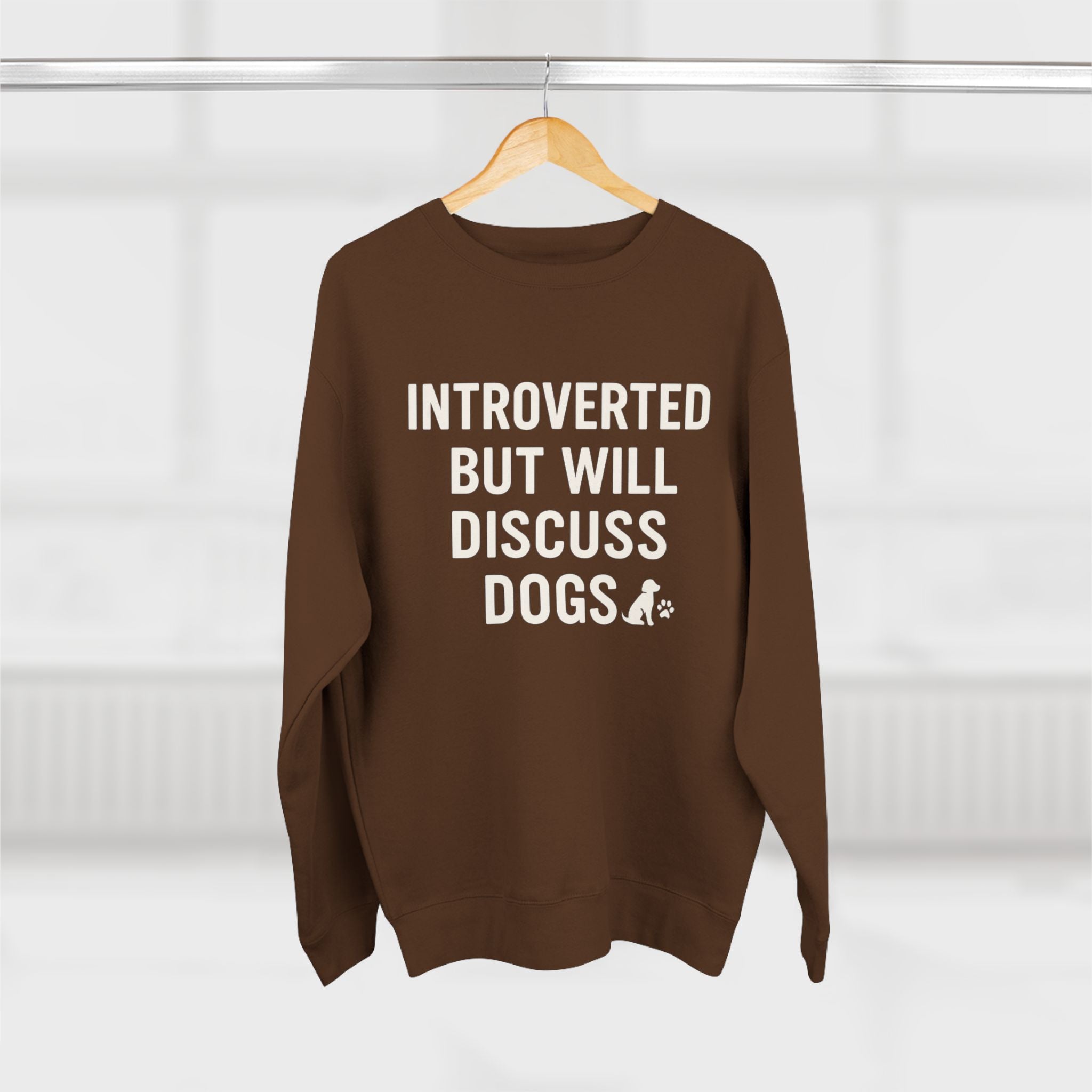 Introverted But Will Discuss Dogs Sweatshirt, Cozy Unisex Crewneck, Perfect Gift for Dog Lovers, Cute Pet Owner Apparel, Ideal for Dog [...]