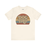 Dog Dad Retro Tee | Unisex Short Sleeve T-Shirt, Gift for Dog Lovers, Pet Dad Shirt, Casual Wear, Birthday Gift
