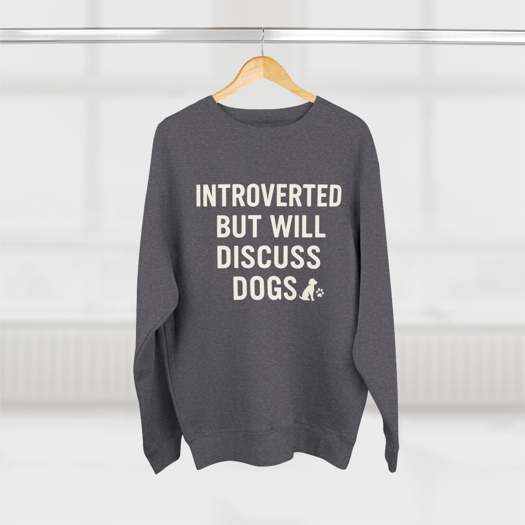 Introverted But Will Discuss Dogs Sweatshirt, Cozy Unisex Crewneck, Perfect Gift for Dog Lovers, Cute Pet Owner Apparel, Ideal for Dog [...]