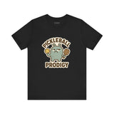 Pickleball Prodigy – Funny Pickleball Monster T-Shirt, Quirky Sports Cartoon Graphic Tee
