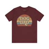 Dog Dad Retro Tee | Unisex Short Sleeve T-Shirt, Gift for Dog Lovers, Pet Dad Shirt, Casual Wear, Birthday Gift