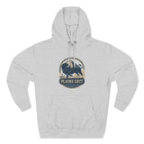 Adventurous Fleece Hoodie for Outdoor Enthusiasts, Cozy Horse and Bison Hoodie, Graphic Hoodie, Gifts for Nature Lovers, Comfortable Apparel