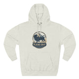 Adventurous Fleece Hoodie for Outdoor Enthusiasts, Cozy Horse and Bison Hoodie, Graphic Hoodie, Gifts for Nature Lovers, Comfortable Apparel