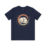 Sleeping Puppy Tee, Cozy TShirt, Gift for Pet Owners, Trending Cute Animal Top, Cute Dog Tshirt