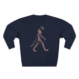Pink Leopard Crewneck Sweatshirt, Cozy Sweatshirt, Nature Lover Gift, Animal Sweatshirt, Casual Wear, Unisex Fashion