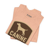 Canine Club Unisex Tee, Dog Lover Shirt, Birthday Gift, Pet Parent Apparel, Casual Wear, Animal Rescue Fundraiser
