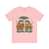 Frog Tee, Ukyo-e Cozy TShirt, Gift, Trending Cute Animal Top, Cute Frog Tshirt