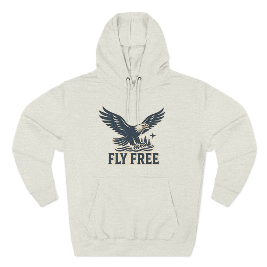 Fly Free Eagle Hoodie: Cozy, Casual Sweatshirt for Outdoor Enthusiasts, Fall Fashion, Gift for Nature Lovers, Adventure Wear, Weekend Vibes
