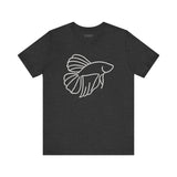 Beautiful Fish Tee, Cozy TShirt, Gift for Pet Owners, Trending Cute Animal Top, Cute Fish Tshirt