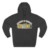 Birds with Bad Moods Adorable Fleece Hoodie, Cozy Sweatshirt, Relaxed Apparel, Gift for Friends, Casual Wear, Chill Hoodie