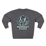 Midnight Range Wolf Sweatshirt | Cozy Unisex Crewneck | Perfect for Nature Lovers, Fall Adventures, and Bonfire Nights