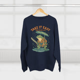 Ukiyo-e Anime Frog Sweatshirt - Unisex Cozy Crewneck, Fall Fashion, Halloween Gift, Nature Lover Apparel, Casual Style