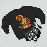 Woof Power Dog Sweatshirt, Funny Pet Lover Gift, Cute Unisex Crewneck, Animal Lover Apparel, Cozy Gift for Dog Owners