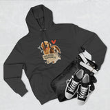 Dog Lover's Fleece Hoodie - Unleash Happiness, Pet Parent Gift, Cozy Dog Sweatshirt, Animal Lover Wardrobe, Comfortable Hooded Sweatshirt