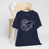 Beautiful Fish Tee, Cozy TShirt, Gift for Pet Owners, Trending Cute Animal Top, Cute Fish Tshirt