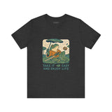 Frog Tee - Chill Ukyo-e Frog Style Japanese Art Unisex Jersey Short Sleeve Tee