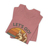 Adventure Dog Road Trip Tee, Unisex Graphic Shirt, Pawsome Travel Shirt, Pet Lover Gift, Outdoor Adventure Apparel