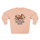 Autumn Run Fox Unisex Crewneck Sweatshirt | Cozy Fall Fashion, Gift for Nature Lovers, Perfect for Outdoors & Running, Seasonal Apparel