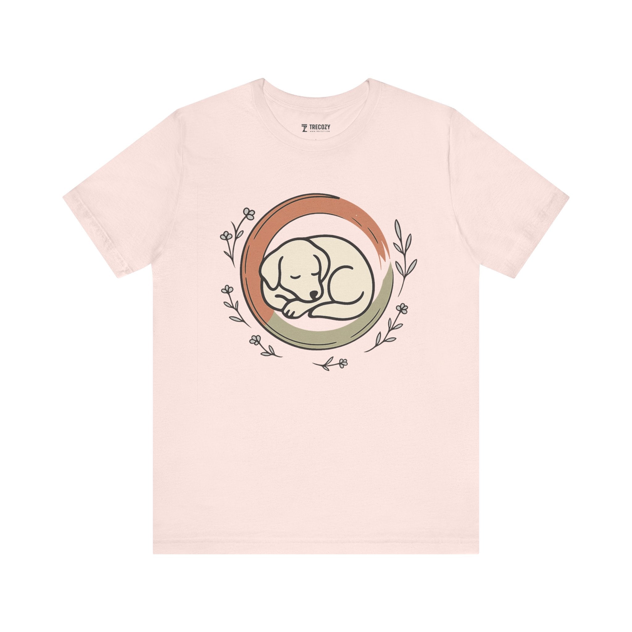 Sleeping Puppy Tee, Cozy TShirt, Gift for Pet Owners, Trending Cute Animal Top, Cute Dog Tshirt