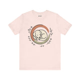 Sleeping Puppy Tee, Cozy TShirt, Gift for Pet Owners, Trending Cute Animal Top, Cute Dog Tshirt