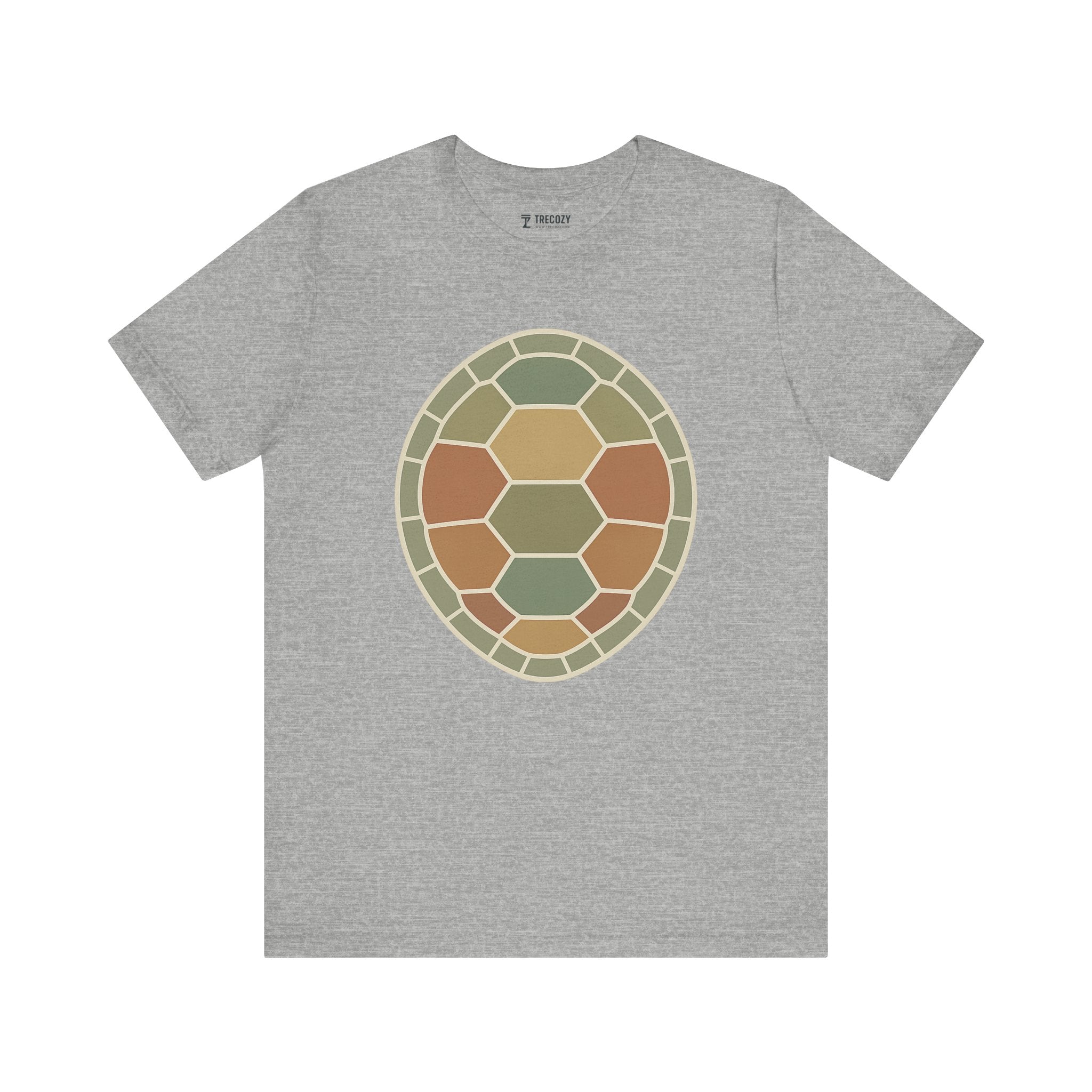 Geometric Turtle Shell Tee, Cozy Shirt, Gift for Pet Owners, Trending Cute Animal Top, Cute Reptile  Tshirt