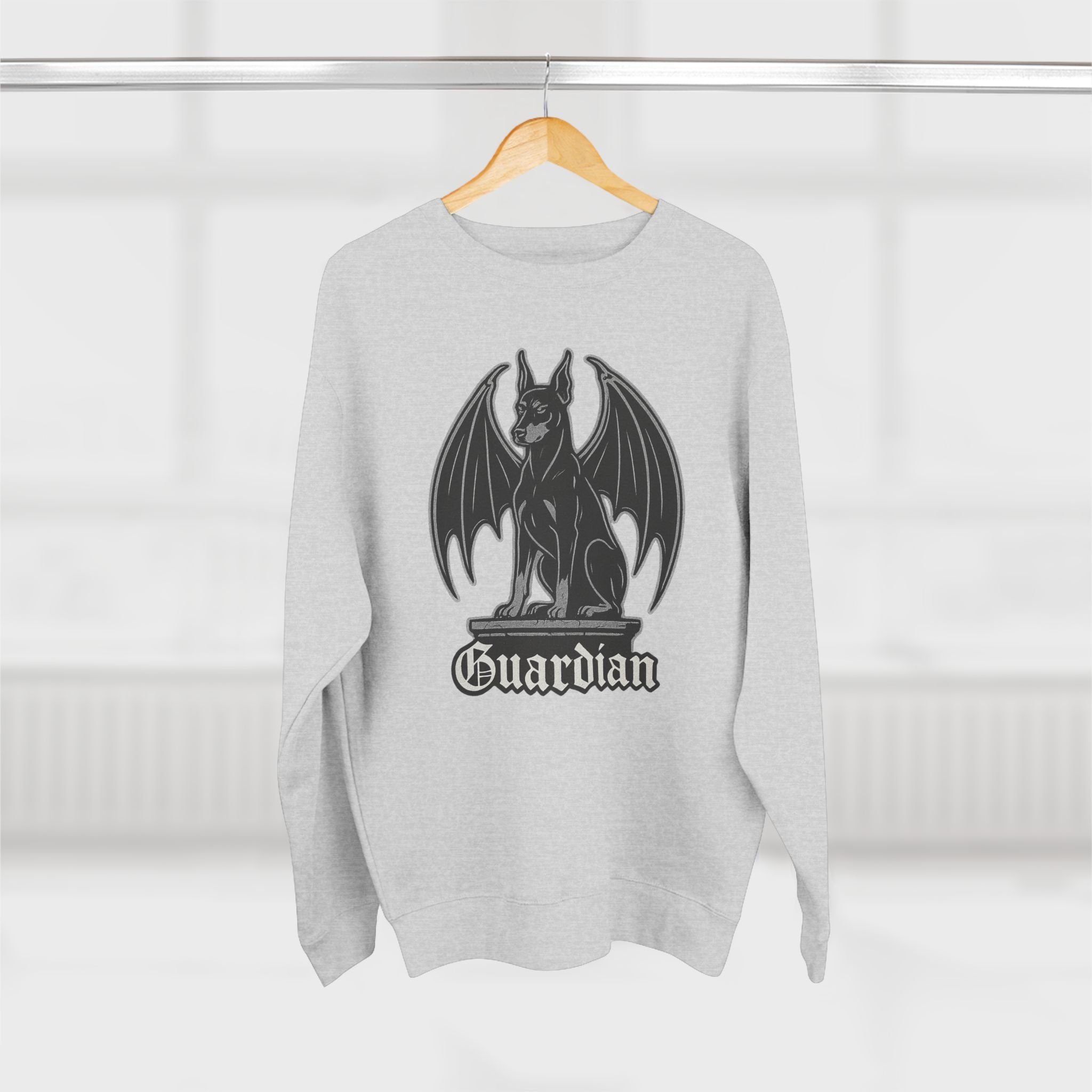 Dobermann Guardian Sweatshirt - Unisex Cozy Crewneck, Fall Fashion, Halloween Gift, Nature Lover Apparel, Casual Style