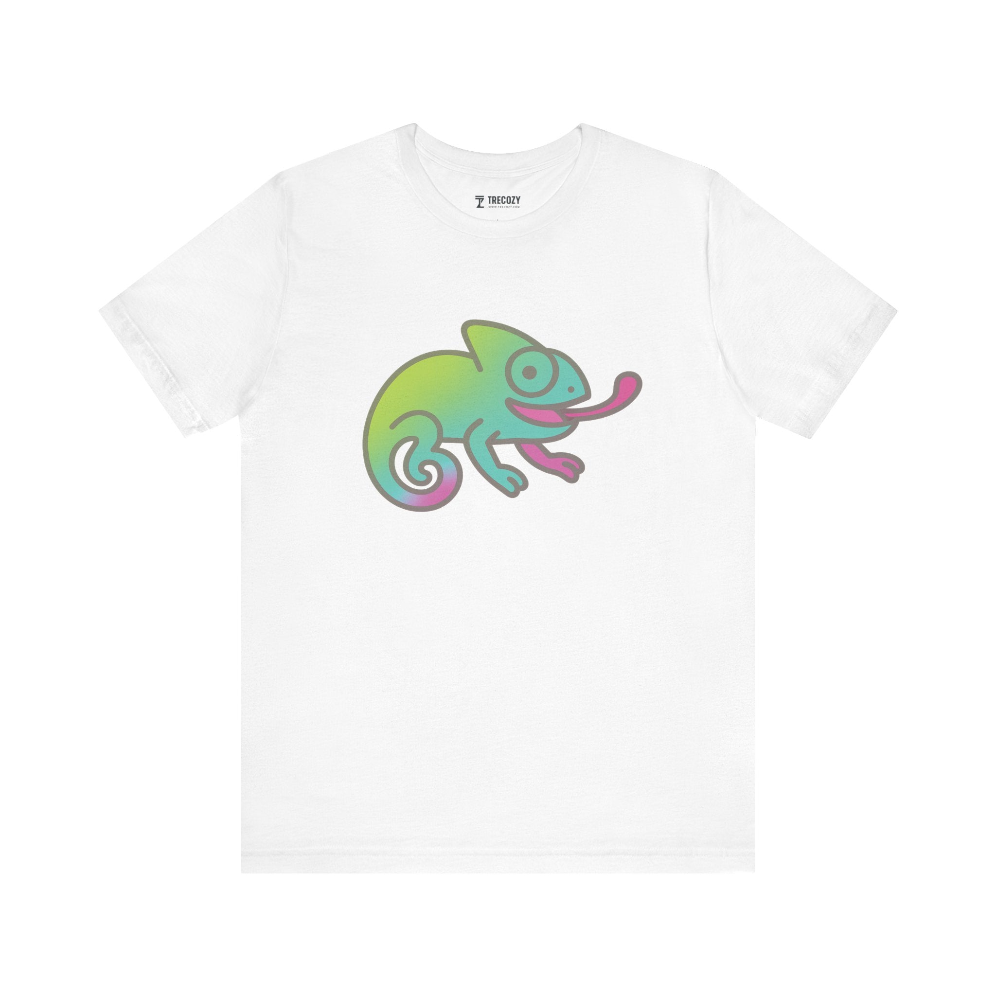 Chameleon Tee, Cozy Shirt, Gift for Pet Owners, Trending Cute Animal Top, Cute Reptile  Tshirt
