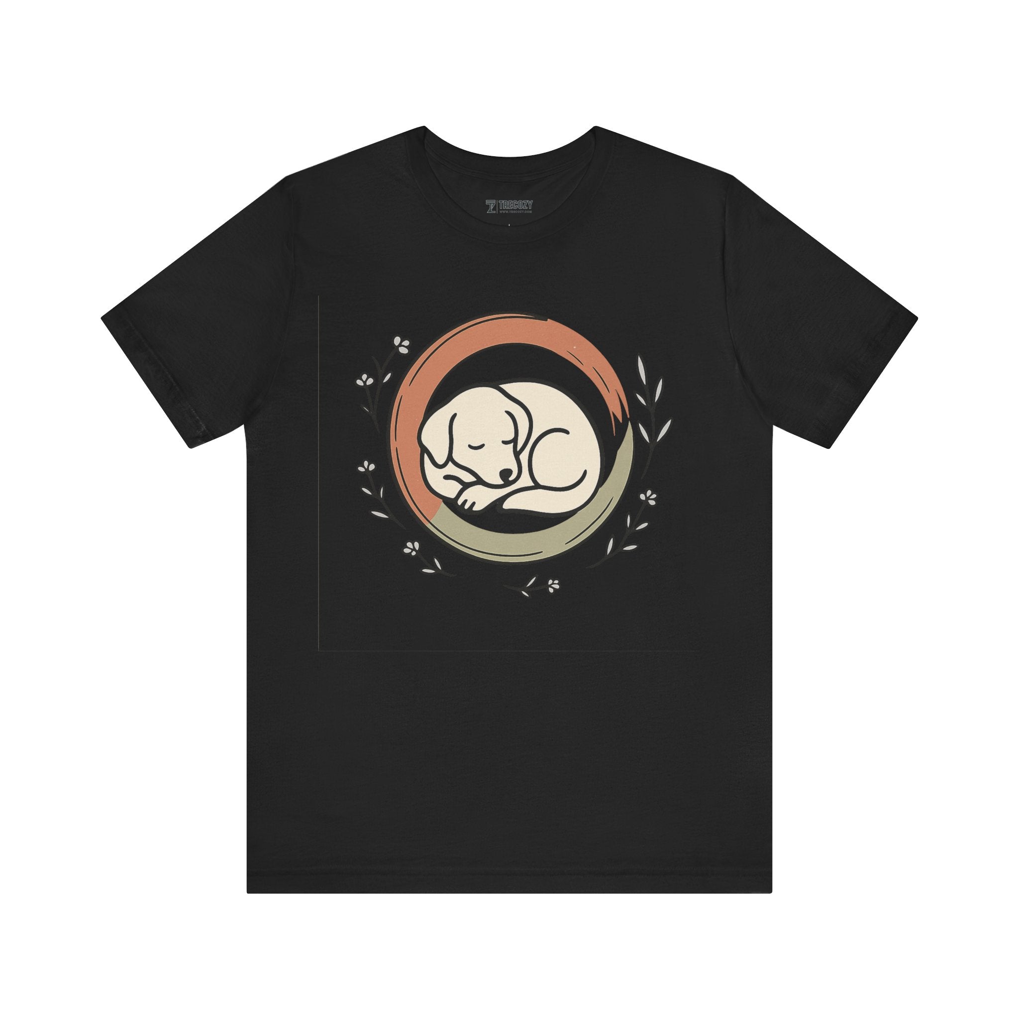 Sleeping Puppy Tee, Cozy TShirt, Gift for Pet Owners, Trending Cute Animal Top, Cute Dog Tshirt