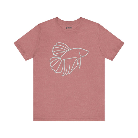 Beautiful Fish Tee, Cozy TShirt, Gift for Pet Owners, Trending Cute Animal Top, Cute Fish Tshirt