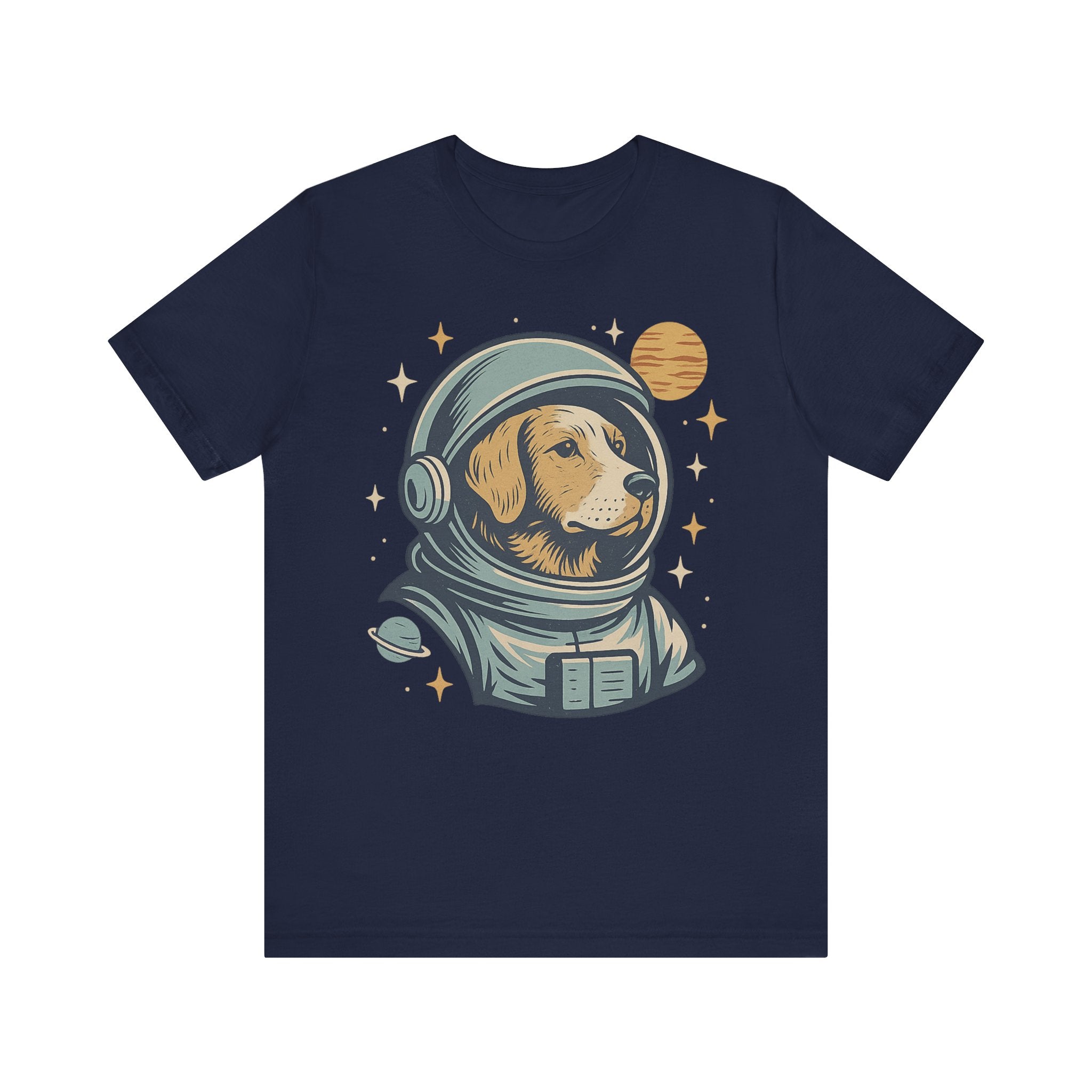 Astronaut Dog Unisex Tee | Cute Pet Lover Shirt, Dog Lover Gift, Space Themed Tee, Fun Casual Wear, Everyday Style