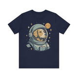 Astronaut Dog Unisex Tee | Cute Pet Lover Shirt, Dog Lover Gift, Space Themed Tee, Fun Casual Wear, Everyday Style