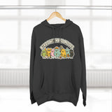 Birds with Bad Moods Adorable Fleece Hoodie, Cozy Sweatshirt, Relaxed Apparel, Gift for Friends, Casual Wear, Chill Hoodie