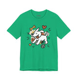 Dog Tee - Playful Unisex Jersey Short Sleeve Tee, dog lover tshirt