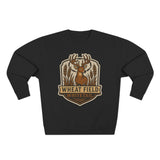 Wheat Field Whitetail Deer Sweatshirt - Unisex Cozy  Crewneck, Fall Fashion, Nature Lover Apparel, Casual Style