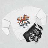 Autumn Run Fox Unisex Crewneck Sweatshirt | Cozy Fall Fashion, Gift for Nature Lovers, Perfect for Outdoors & Running, Seasonal Apparel