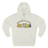 Birds with Bad Moods Adorable Fleece Hoodie, Cozy Sweatshirt, Relaxed Apparel, Gift for Friends, Casual Wear, Chill Hoodie